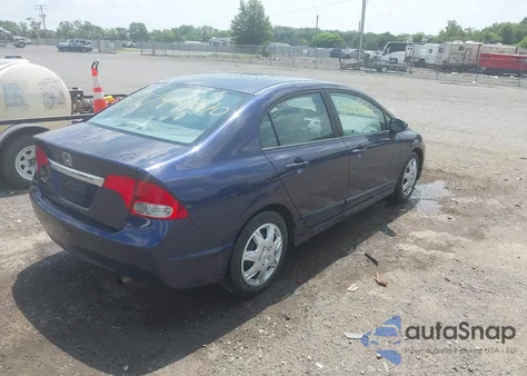 2009 Honda Civic Lx из США, поврежденный, VIN 19XFA16579E007645